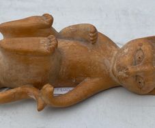 two nice wooden cat sculpture's