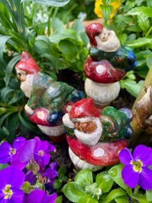 Leprechaun plant watering stakes