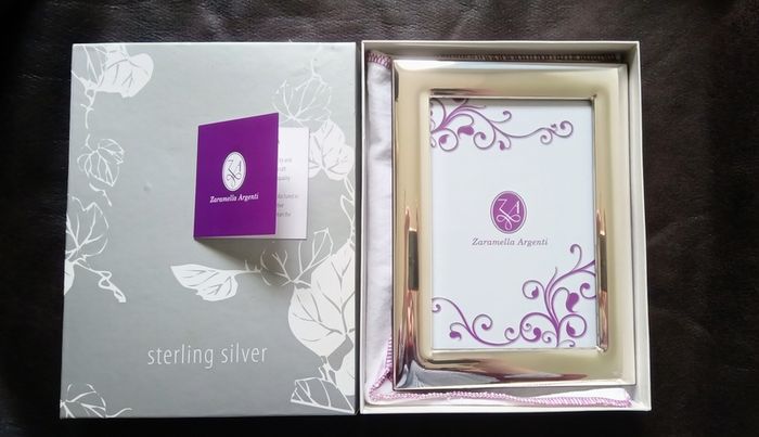 Zaramella Argenti sterling silver picture frame - Tel Aviv - 10 x 15