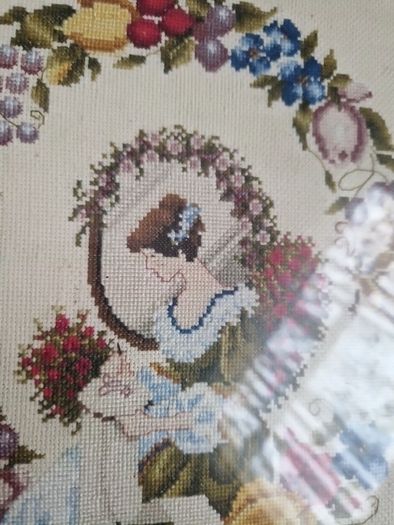 framed cross stitch