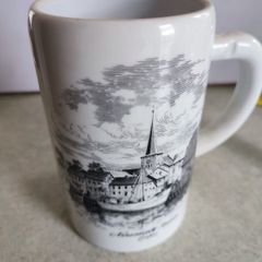 Vintage Porcelain  Altenkunstadt Germany Cityscape Skyline TANKER Stein Berlin