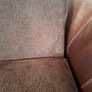 Brown Leather & Fabric 4-Seater Sofa Image 6