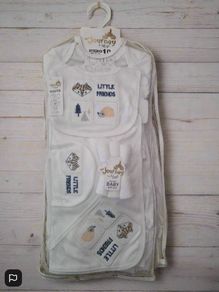 100% Cotton Baby Gift Set  10 Essential Items for Newborns