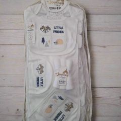 100% Cotton Baby Gift Set  10 Essential Items for Newborns