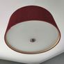Red light shade pendant Image 2