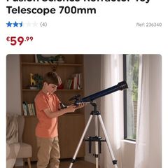 Fusion Science Refractor Toy Telescope 700mm
