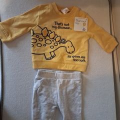 That's Not my Dinosaur jumper trouser set