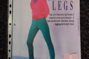 Vintage Clothes Patterns : " Lively Legs  "  and   " Sharp Dresser " : 1980s