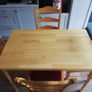 Wooden dining table and 4 chairs Image 2
