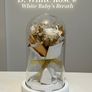Rose Bouquet Under Glass Dome (6 Colour Options) Image 3