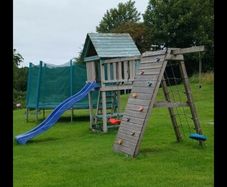 swing climbing frame