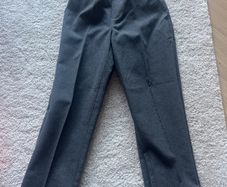 Grey easy dressing school trousers 6-7