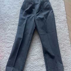 Grey easy dressing school trousers 6-7