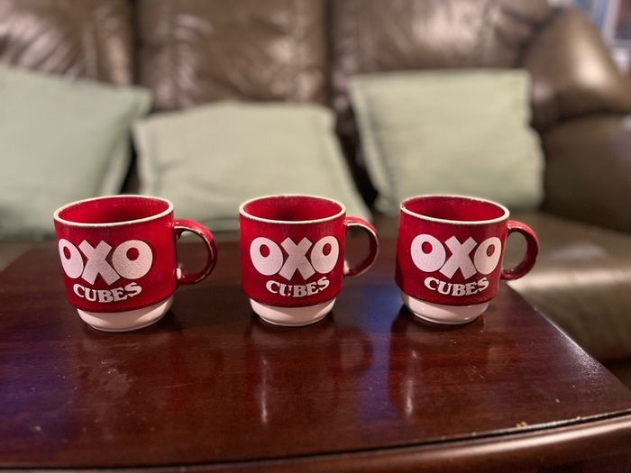 OXO retro vintage mugs