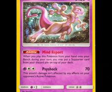 Mewtwo SM214 Cosmos Holo Rare Black Star Promo Pokemon Card Sun and Moon