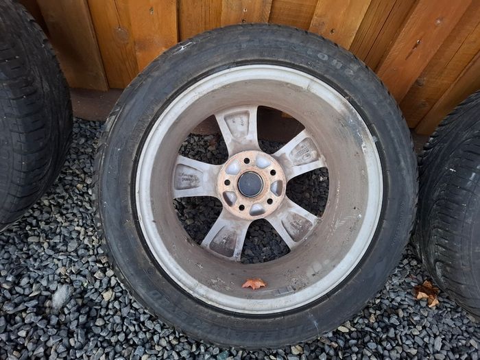 Saab 16" Alloys C/w 4 Good Tyres - 205x50x16 - Excellent!