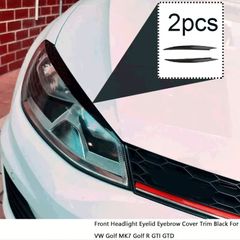 Two Car Decorative Strips, Headlight Covers, Meticulously Designed Eyebrow Trim Covers,
