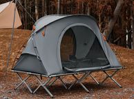 main image for ad 2 Person  4 in1 Tent Camp Bed  Camping Lounger Sleeping Bag