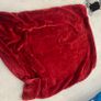 Red fur throw Image 2
