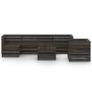 7 Piece Garden Lounge Set Grey Impregnated Pinewood Image 3