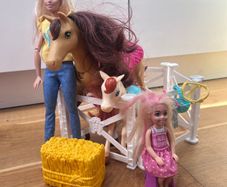 Barbie pony set