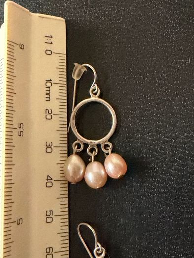 silver earrings