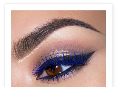 Ultra Blue Mascara - also available matching nail polish, hair dyes & eyeliners