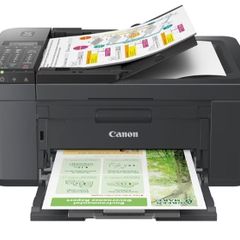 4-in-1 Inkjet Photo Printer A4 Print, Copy, Scan, Fax, Wi-Fi - ADF, Auto 2 Sided-Print - PIXMA Print Plan Compatible Suitable for Home Office Print