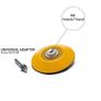 GLASS POLISH 12004 | Hook and Loop Backing Pad, Spindle Pad for Drill | Thread M6 with Universal Drill Attachment | 75 mm Image 4