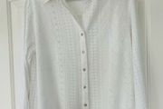 Like New: Zara Crochet Style Blouse/Shirt (Large)