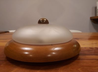 Vintage Oak Light Fitting