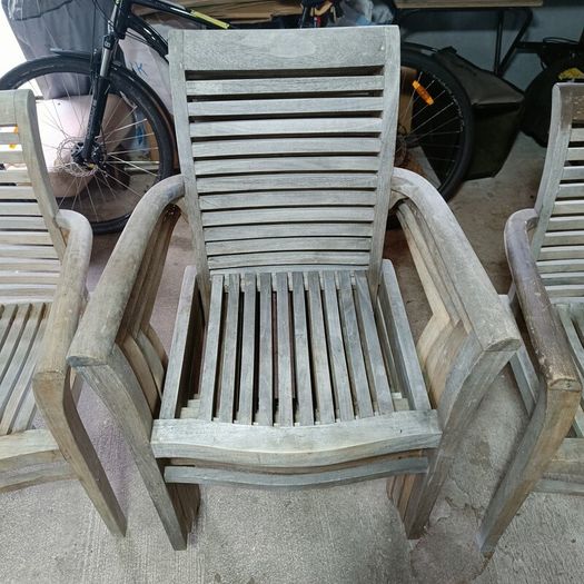 Garden Chairs Solid Teak
