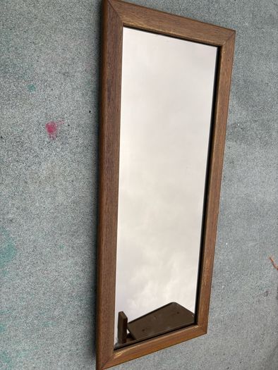 Vintage Teak mirror c1970