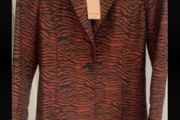 jacket bnwt gallery jacket animal print size 8