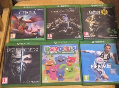 6 Xbox One Games Bundle