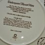 2 Beautiful Romeo and Juliet and the Twelfth Night Shakespeare Flower Plates Caverswall England, no chips or cracks, Postal Available or Collection Image 10