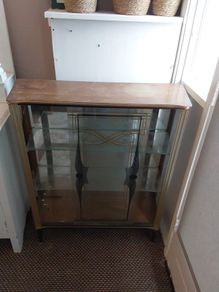 lovely glass cabinet