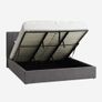 King bed frame plus mattress Image 2