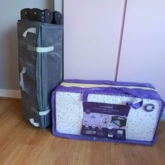 Travel cot and Mattress