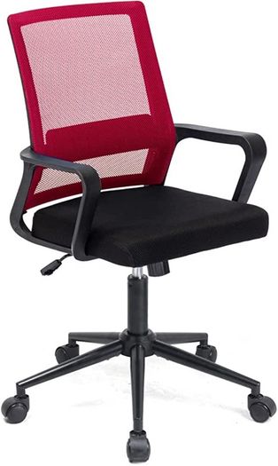 Adjustable Office Chair Ergonomic Mesh Swivel Chair Desk Chair Computer Chair Lumbar Support Height Adjustable for home Work and Student Study (FREE POSTAGE)