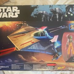 STAR WARS Rebels Series A WING FIGHTER and Exclusive Hera Syndulla figure toy