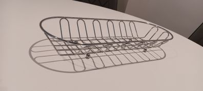 Chrome Serving Basket