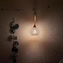Wooden Indoor Wall Light, Vintage Wall Lamp with Plug and Switch, E27 Retro Bamboo Lantern, Rattan Bedside Lamp for Living Room, Bedroom, Stairs, Hallway (Bulb Not Included) Image 6