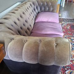 velvet chesterfield sofa