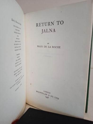 Return to Jalna by Mazo De La Roche (HQ03)