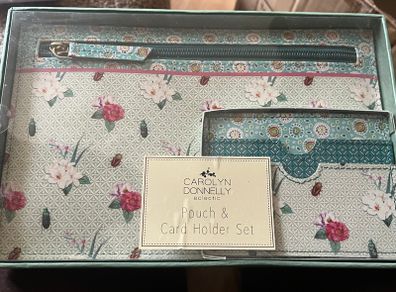 New Carolyn Donnelly Pouch & Card Holder Set