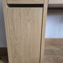 Ikea Micke Desk with storage hutch OAK Image 4