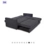 Grey Fabric 3 Seater Sofa bed (Dalkey-from Ez Living) Image 2