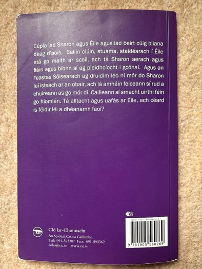 Cupla Junior Cycle Irish book