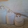 Brand New In Box Oirlv Minimalist Linen Ring Display Stands (Set of 3) Image 6
